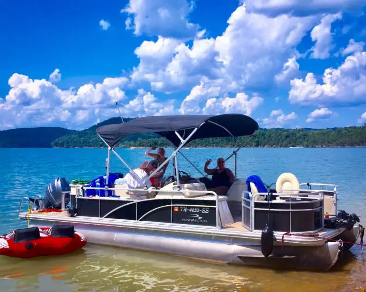 A group of people on a boat.